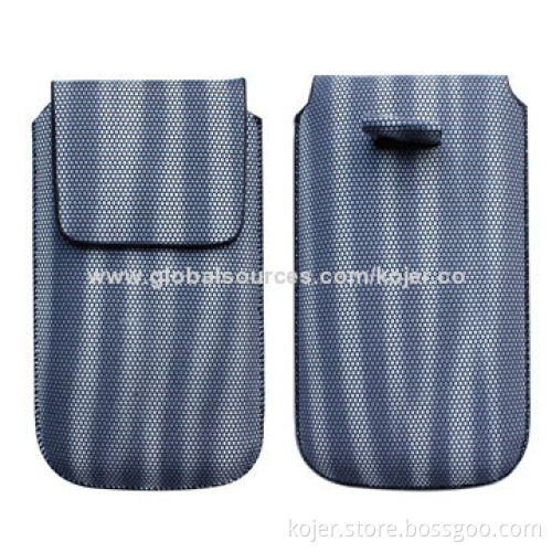 Cellphone Pouches for iPhone 6, 5S, Made of PU Leather, Retractable Pull-tab, OEM Orders Welcomed
